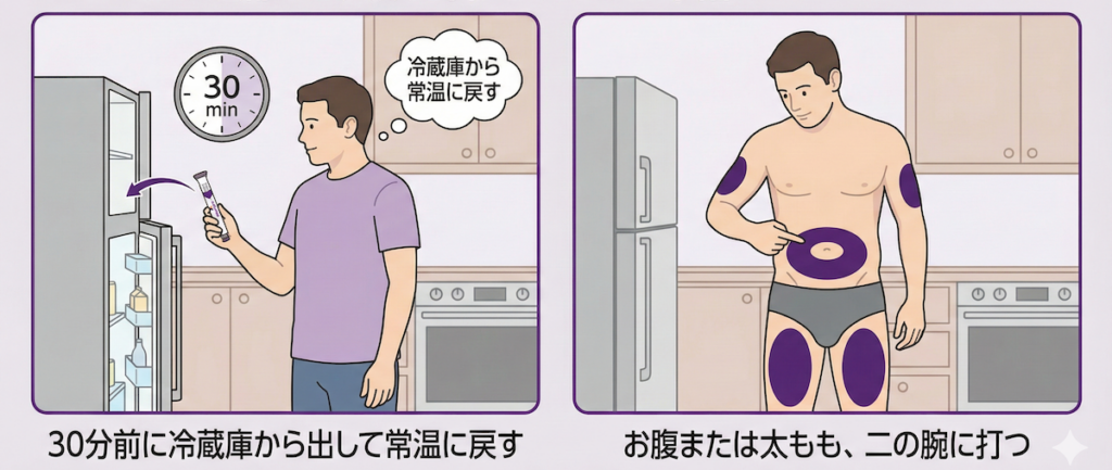 マンジャロの打ち方